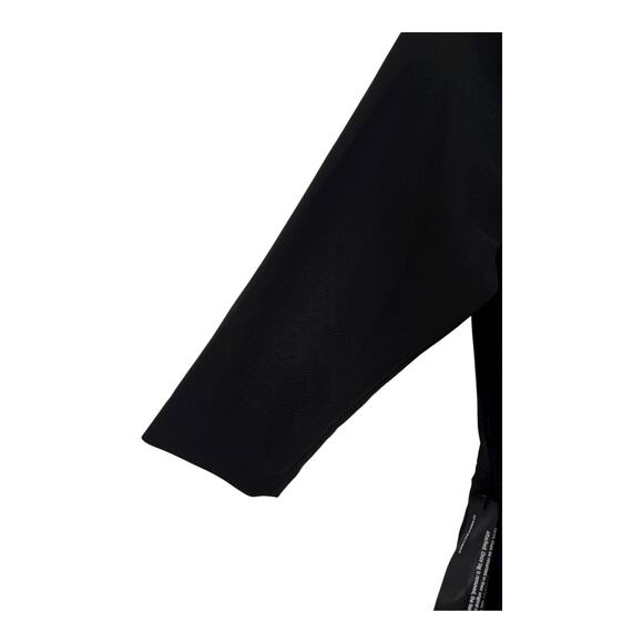 Kay Unger Izzy off the shoulder Midi dress black size 6 DEFECT - Picture 4 of 8